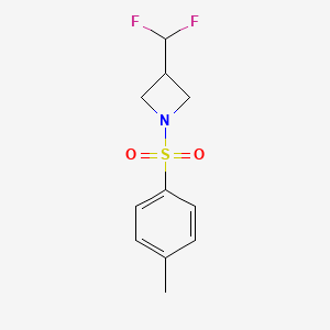 molecular formula C11H13F2NO2S B2915505 3-(Difluoromethyl)-1-tosylazetidine CAS No. 2320378-77-4