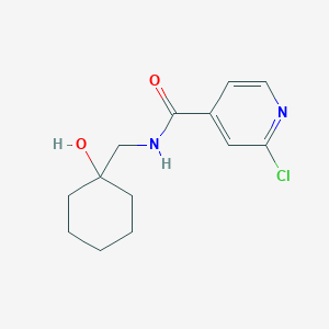 2-chloro-N-[(1-hydroxycyclohexyl)methyl]pyridine-4-carboxamide