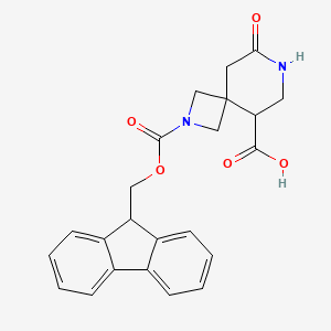 2-(9H-Fluoren-9-ylmethoxycarbonyl)-8-oxo-2,7-diazaspiro[3.5]nonane-5-carboxylic acid