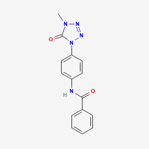N-(4-(4-methyl-5-oxo-4,5-dihydro-1H-tetrazol-1-yl)phenyl)benzamide