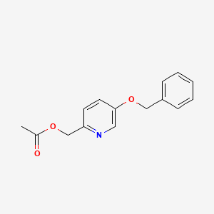5-Benzyloxy-2-acetoxymethylpyridine