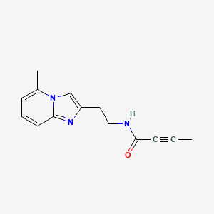 N-[2-(5-Methylimidazo[1,2-a]pyridin-2-yl)ethyl]but-2-ynamide