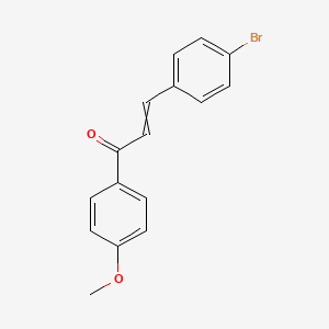 molecular formula C16H13BrO2 B2915603 2-Propen-1-one, 3-(4-bromophenyl)-1-(4-methoxyphenyl)- CAS No. 92873-00-2