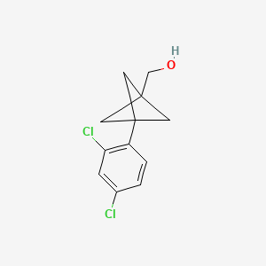[3-(2,4-Dichlorophenyl)-1-bicyclo[1.1.1]pentanyl]methanol