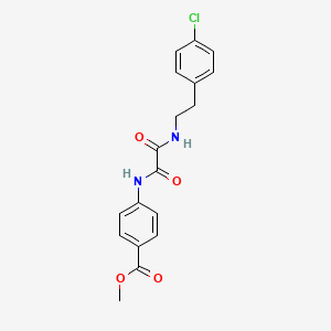 Methyl 4-(2-((4-chlorophenethyl)amino)-2-oxoacetamido)benzoate