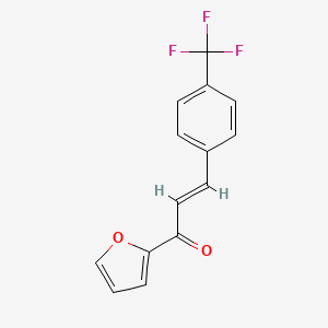 (2E)-1-(Fur-2-yl)-3-[4-(trifluoromethyl)phenyl]prop-2-en-1-one
