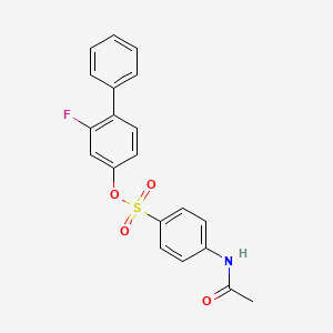 2-Fluoro[1,1'-biphenyl]-4-yl 4-(acetylamino)benzenesulfonate