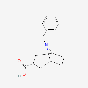 8-Benzyl-8-azabicyclo[3.2.1]octane-3-carboxylic acid