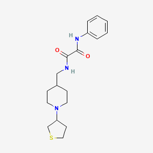 N1-phenyl-N2-((1-(tetrahydrothiophen-3-yl)piperidin-4-yl)methyl)oxalamide