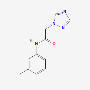 molecular formula C11H12N4O B2915687 N-(3-methylphenyl)-2-(1H-1,2,4-triazol-1-yl)acetamide CAS No. 1252352-88-7