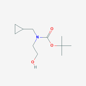 molecular formula C11H21NO3 B2915690 tert-butyl N-(cyclopropylmethyl)-N-(2-hydroxyethyl)carbamate CAS No. 1423661-59-9