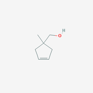molecular formula C7H12O B2915698 (1-Methylcyclopent-3-enyl)methanol CAS No. 175911-71-4
