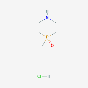 4-Ethyl-1,4-azaphosphinane 4-oxide hydrochloride