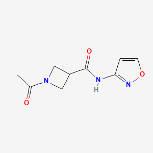 1-acetyl-N-(isoxazol-3-yl)azetidine-3-carboxamide
