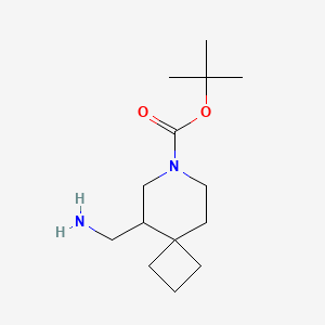 tert-Butyl 5-(aminomethyl)-7-azaspiro[3.5]nonane-7-carboxylate