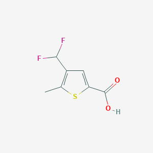 4-(Difluoromethyl)-5-methylthiophene-2-carboxylic acid