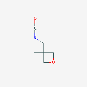 molecular formula C6H9NO2 B2915952 3-(Isocyanatomethyl)-3-methyloxetane CAS No. 1260665-88-0