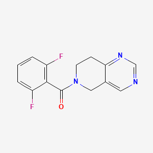 B2915979 (2,6-difluorophenyl)(7,8-dihydropyrido[4,3-d]pyrimidin-6(5H)-yl)methanone CAS No. 1797874-94-2