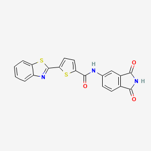B2915981 5-(benzo[d]thiazol-2-yl)-N-(1,3-dioxoisoindolin-5-yl)thiophene-2-carboxamide CAS No. 864939-18-4