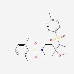 8-(Mesitylsulfonyl)-4-tosyl-1-oxa-4,8-diazaspiro[4.5]decane