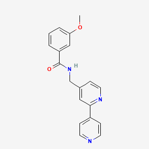 N-([2,4'-bipyridin]-4-ylmethyl)-3-methoxybenzamide