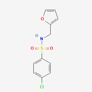 4-chloro-N-(2-furylmethyl)benzenesulfonamide