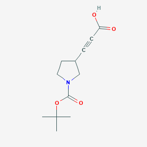 3-(1-(tert-Butoxycarbonyl)pyrrolidin-3-yl)propiolic acid