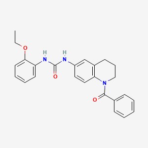 1-(1-Benzoyl-1,2,3,4-tetrahydroquinolin-6-yl)-3-(2-ethoxyphenyl)urea