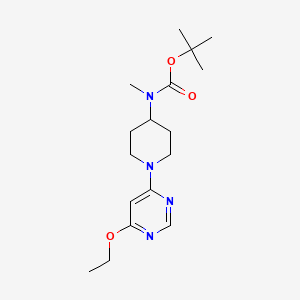 [1-(6-Ethoxy-pyrimidin-4-yl)-piperidin-4-yl]-methyl-carbamic acid tert-butyl ester