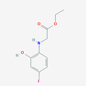 Ethyl N-(4-fluoro-2-hydroxyphenyl)glycinate