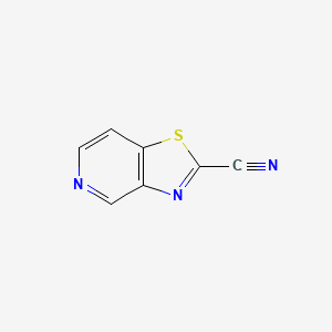 Thiazolo[4,5-c]pyridine-2-carbonitrile