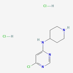 6-Chloro-N-(piperidin-4-yl)pyrimidin-4-amine dihydrochloride