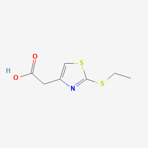 2-(2-(Ethylthio)thiazol-4-yl)acetic acid