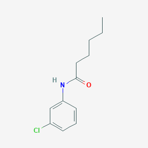 molecular formula C12H16ClNO B291633 N-(3-chlorophenyl)hexanamide 