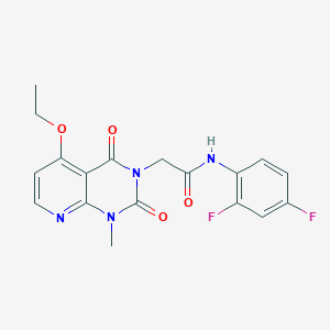 N-(2,4-difluorophenyl)-2-(5-ethoxy-1-methyl-2,4-dioxo-1,2-dihydropyrido[2,3-d]pyrimidin-3(4H)-yl)acetamide