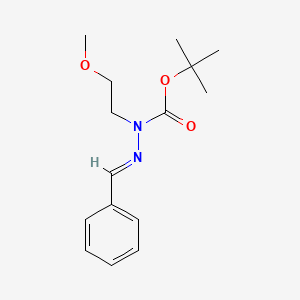 (E)-tert-Butyl 2-benzylidene-1-(2-methoxyethyl)hydrazinecarboxylate