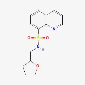 N-(tetrahydrofuran-2-ylmethyl)quinoline-8-sulfonamide