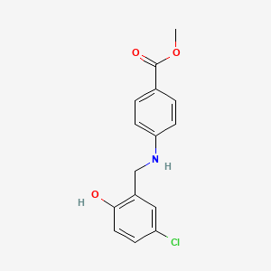 Methyl 4-[(5-chloro-2-hydroxybenzyl)amino]benzoate