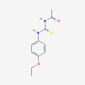 molecular formula C11H14N2O2S B2916390 3-ACETYL-1-(4-ETHOXYPHENYL)THIOUREA CAS No. 36997-72-5