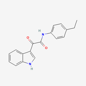 N-(4-ethylphenyl)-2-(1H-indol-3-yl)-2-oxoacetamide