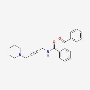 2-benzoyl-N-(4-(piperidin-1-yl)but-2-yn-1-yl)benzamide