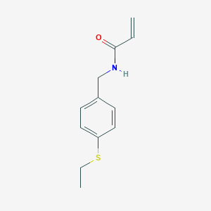 N-[(4-Ethylsulfanylphenyl)methyl]prop-2-enamide