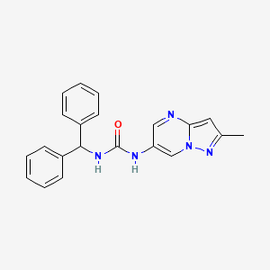 1-Benzhydryl-3-(2-methylpyrazolo[1,5-a]pyrimidin-6-yl)urea