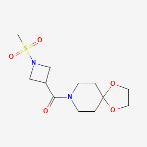 (1-(Methylsulfonyl)azetidin-3-yl)(1,4-dioxa-8-azaspiro[4.5]decan-8-yl)methanone