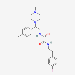 N1-(4-fluorophenethyl)-N2-(2-(4-methylpiperazin-1-yl)-2-(p-tolyl)ethyl)oxalamide
