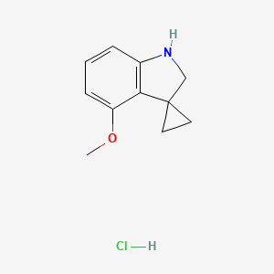 4'-Methoxy-1',2'-dihydrospiro[cyclopropane-1,3'-indole] hydrochloride