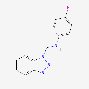 N-(1H-1,2,3-Benzotriazol-1-ylmethyl)-4-fluoroaniline