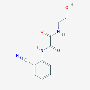 N'-(2-cyanophenyl)-N-(2-hydroxyethyl)oxamide
