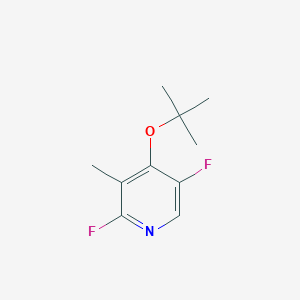 molecular formula C10H13F2NO B2916490 4-(tert-Butoxy)-2,5-difluoro-3-methylpyridine CAS No. 169749-84-2