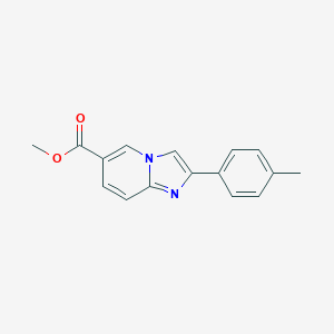 6-(Methoxycarbonyl)-2-(4-methylphenyl)imidazo[1,2-A]pyridine
